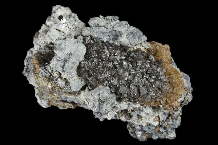 Sphalerite Crystals With Galena - Pine Point Mine, Canada #174043